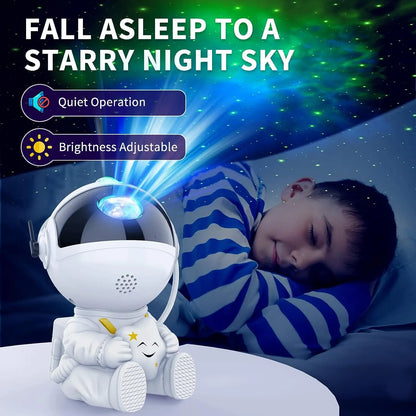 Favolux™ Star Projector Galaxy Night Light Astronaut Space Projector Starry Nebula Ceiling LED Lamp for Bedroom Home Decorative kids gift