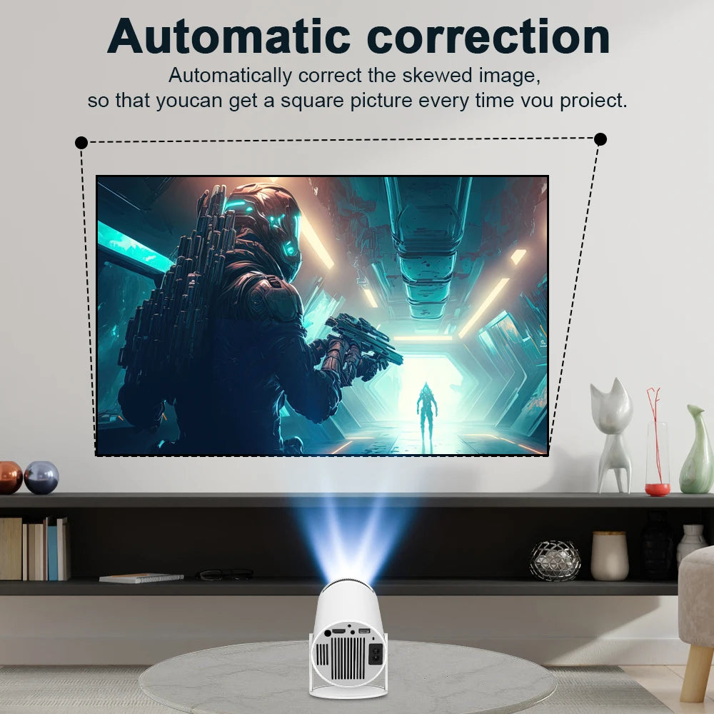 Favolux™ Magcubic Projector HY300 PRO 4K Android 11 Dual Wifi6 260ANSI Allwinner H713 BT5.0 1080P 1280*720P Home Cinema Outdoor Projetor