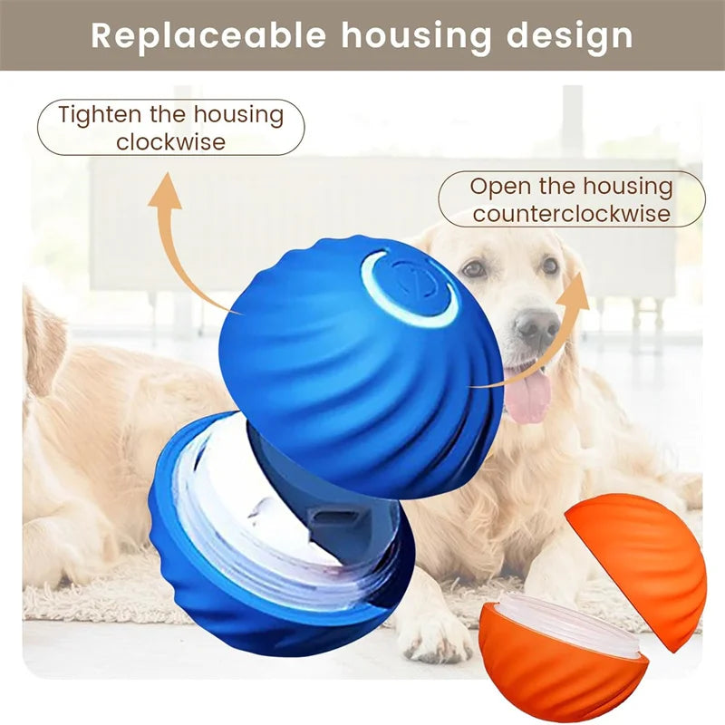 Favolux™ Smart Dog Toy Ball Electronic Interactive Pet Toy Moving Ball USB Automatic Moving Bouncing for Puppy Birthday Gift Cat Products